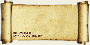 Jakov Ržaničanin vizit kartica